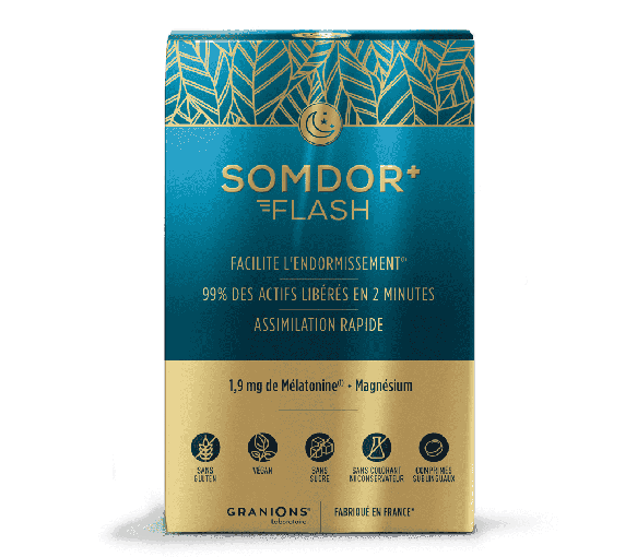Somdor+ Flash Granions - boîte de 20 comprimés sublinguaux