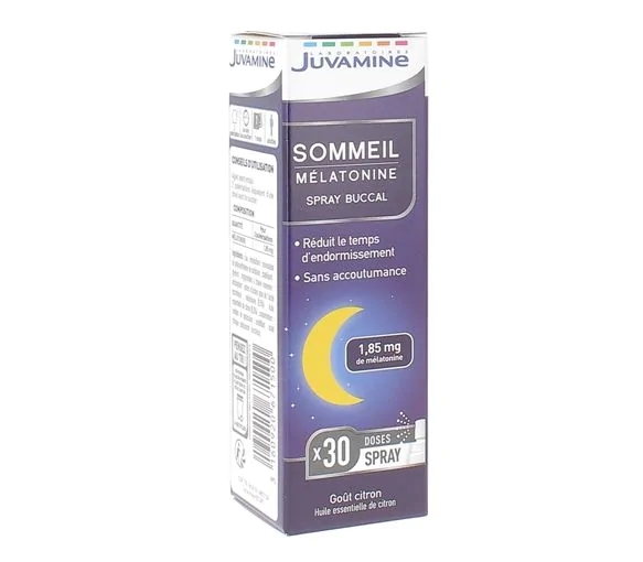 Sommeil Mélatonine spray buccal Juvamine - spray de 15 ml