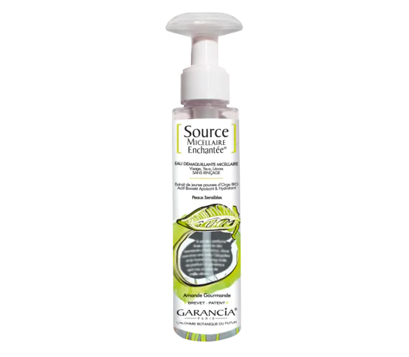 Source micellaire enchantée eau démaquillante amande douce Garancia - flacon de 100 ml