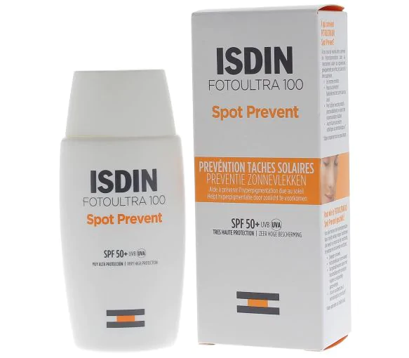 Spot Prevent prévention taches solaires SPF50+ Foto Ultra 100 Isdin - flacon de 50ml