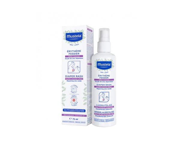 Spray Change érythème fessier Bébé Mustela - spray de 75ml