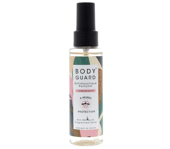 Spray anti-moustiques parfumé Fleur de coco Bodyguard - spray de 100ml