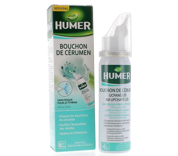 Spray bouchon de cérumen Humer - spray de 50ml