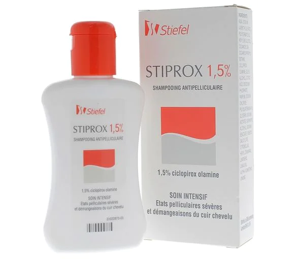 Stiprox 1,5% Shampoing antipelliculaire soin intensif Stiefel - flacon de 100 ml
