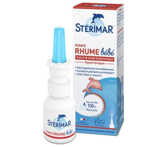 Pompe rhume bébé Stérimar - spray nasal de 15 ml