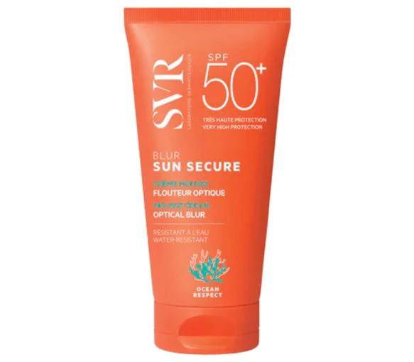 Sun Secure Blur Crème mousse flouteur optique SPF 50 sans parfum SVR - tube de 50 ml