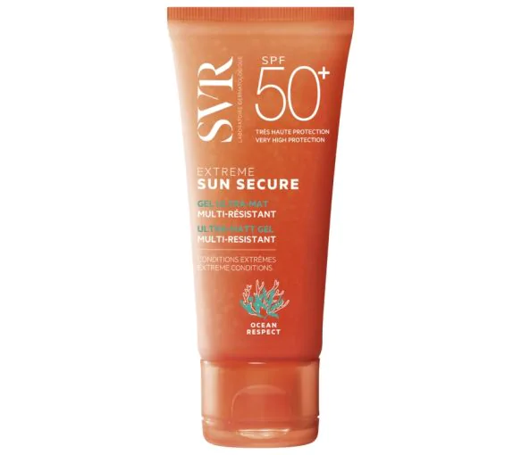 Sun Secure Extreme Gel ultra mat multi-résistant SPF50+ SVR - tube de 50 ml