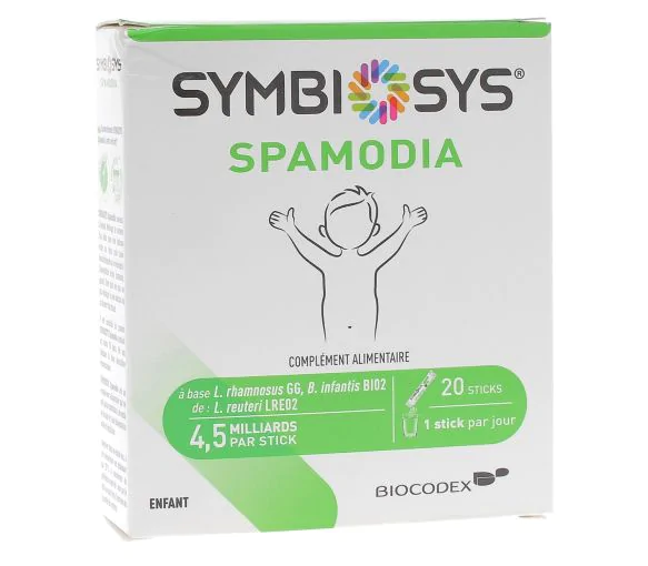 Symbiosys Spamodia Biocodex - boîte de 20 sticks