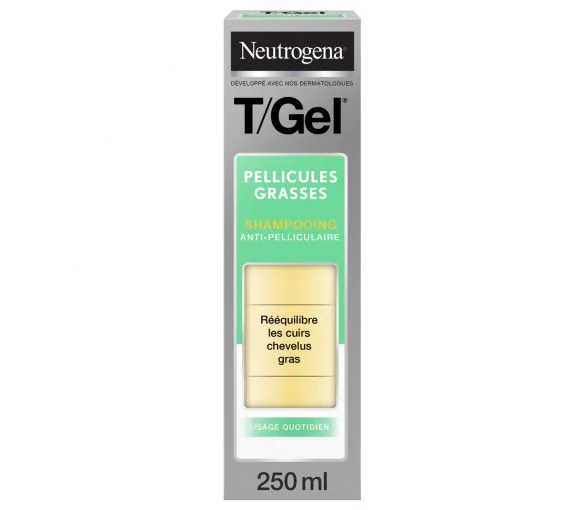 T/Gel Shampooing antipelliculaire pour pellicules grasses Neutrogena - flacon de 250 ml