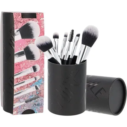 ZMILE Cosmetics Gift Box 'YOUR UTENSILO' Brushes Brush Set 6 Pieces Synthetic Hair Vegan Cosmetic Brushes