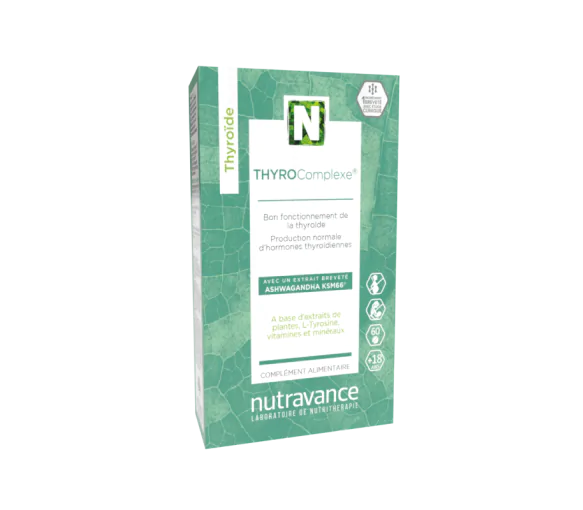 THYROComplexe Nutravance - boîte de 60 comprimés