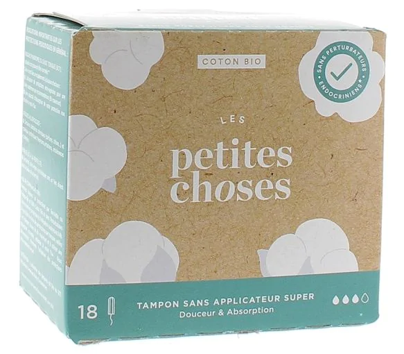 Tampon sans applicateur super Les Petites Choses - Boite de 18 tampons