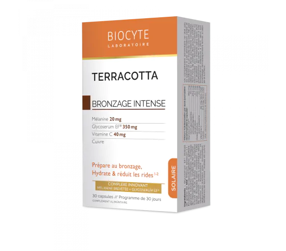 Terracotta Bronzage intense Biocyte - boîte de 30 capsules