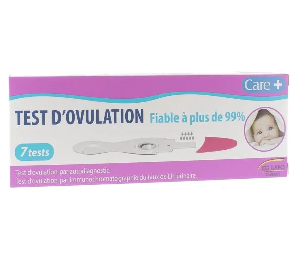 Test d'ovulation care+ EG Labo - boite de 7 tests