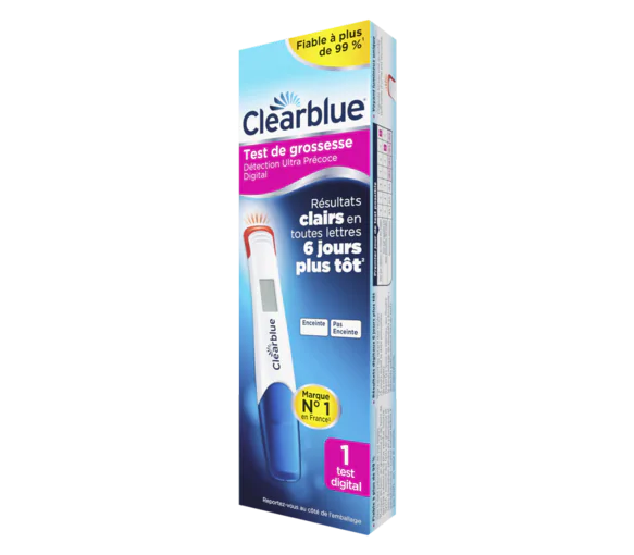 Test de grossesse digital précoce Clearblue - un test