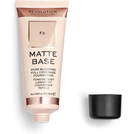 Makeup Revolution Matte Base Foundation F3 28ml
