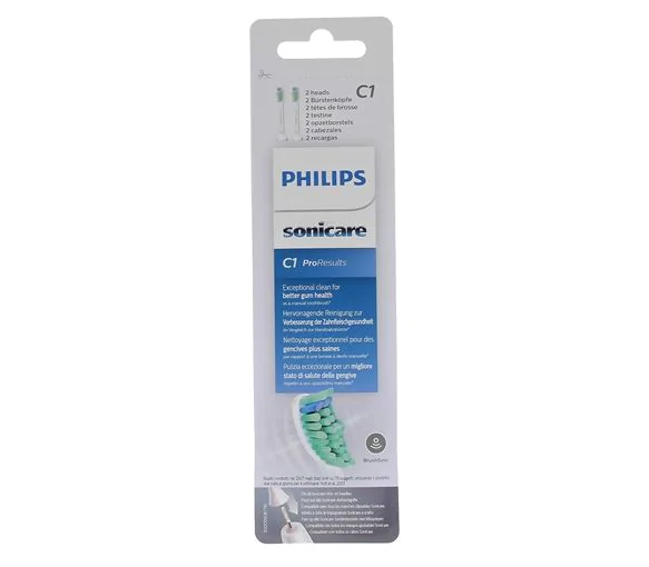 Têtes de brosse C1 ProResults Sonicare Philips - lot de 2 têtes de brosse