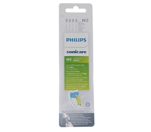 Têtes de brosse W2 Optimal White HX6064 Sonicare Philips - boîte de 4 têtes de brosse