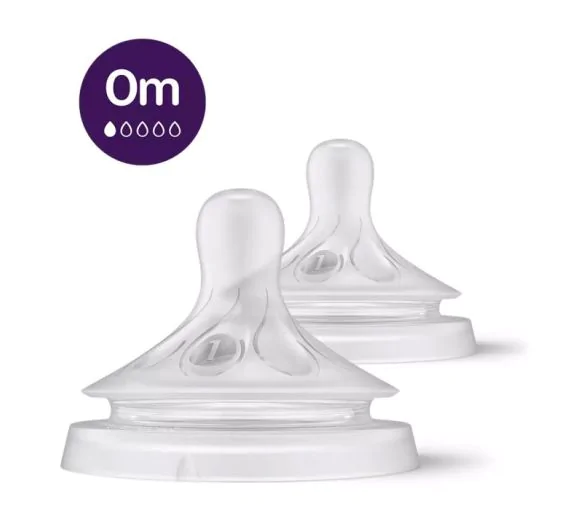 Tétines Natural Response naissance Avent - 2 tétines