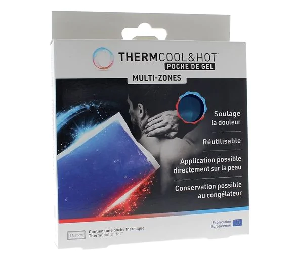 Thermcool&hot Poche de gel multi-zones - boîte d'une poche de 11x26cm