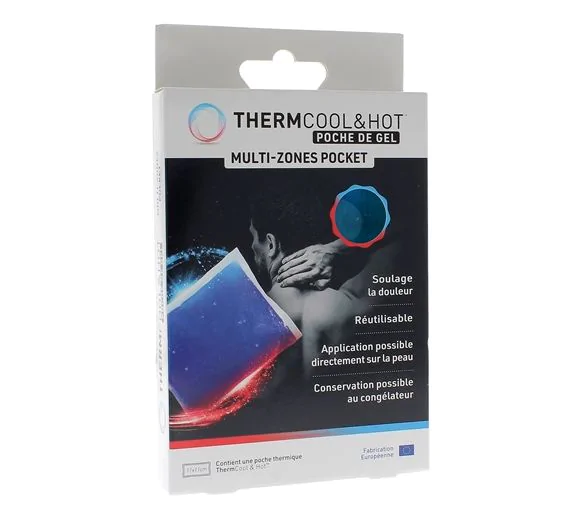 Thermcool&hot Poche de gel multi-zones pocket - boîte d'une poche de 11x11cm