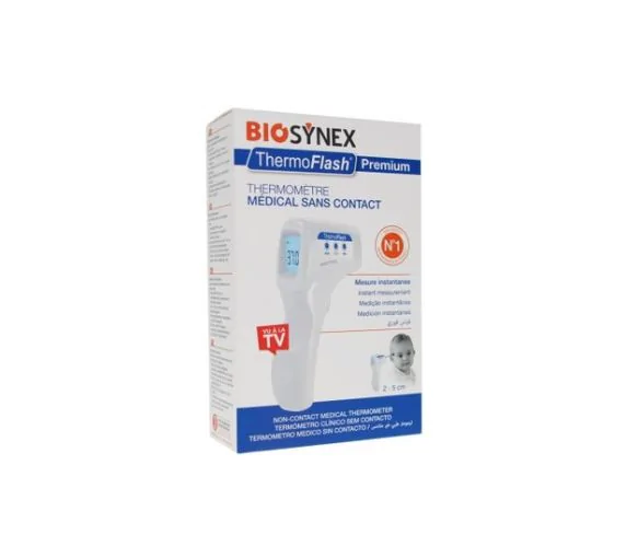 Thermomètre médical sans contact exacto termoflash Biosynex - un thermomètre