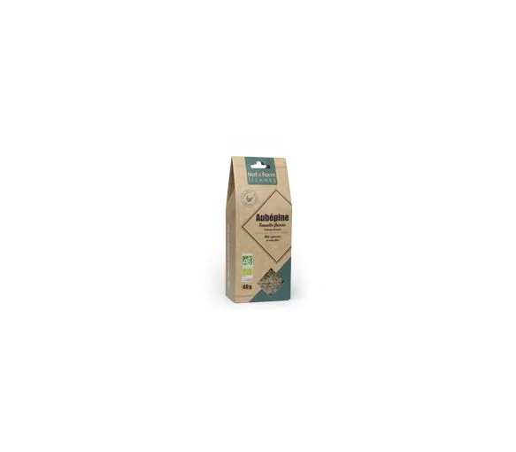 Tisane Aubépine Sommités fleuries relaxation Nat & Form - sachet de 40 g