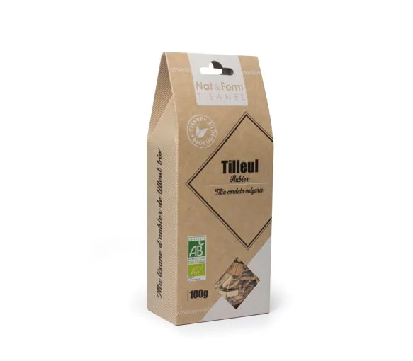 Tisane Aubier de Tilleul Ecorce bio Nat & Form - Sachet de 100 g