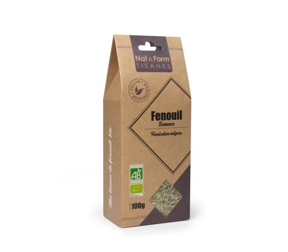 Tisane Fenouil Semence Bio Digestion Nat & Form - sachet de 100 g