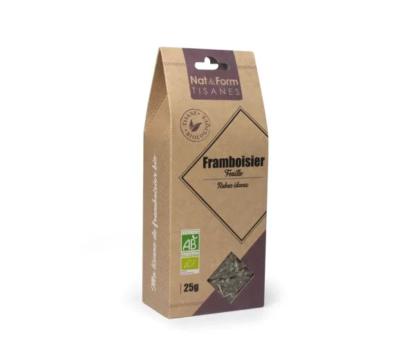 Tisane feuille framboisier Bio Nat & Form - sachet de 25 g