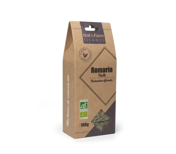 Tisane Feuille Romarin Bio Nat & Form - sachet de 100 g