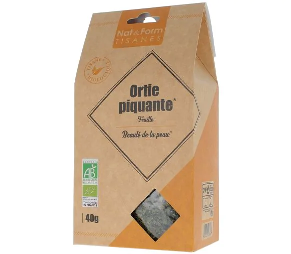 Tisane Ortie piquante beauté de la peau Nat & Form - sachet de 40g