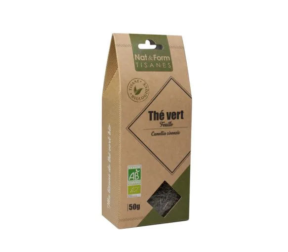 Tisane Thé vert Bio Nat & Form - sachet de 50 g