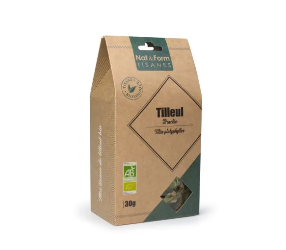 Tisane Tilleul Bracté Bio Nat & Form - sachet de 30 g