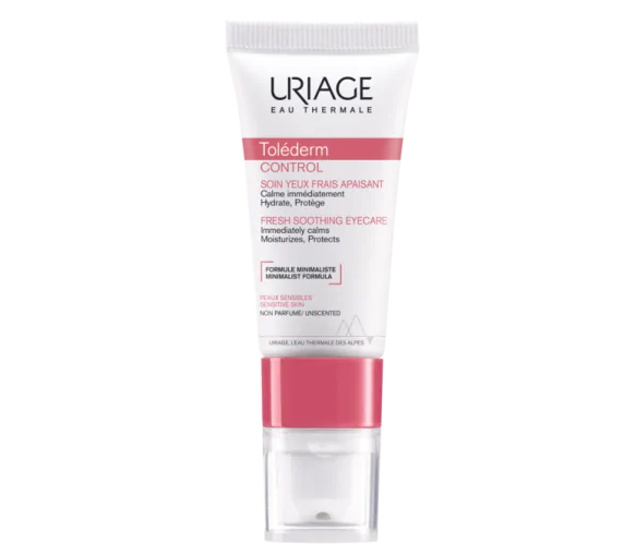 Toléderm Control soin yeux frais apaisant Uriage - tube de 15 ml