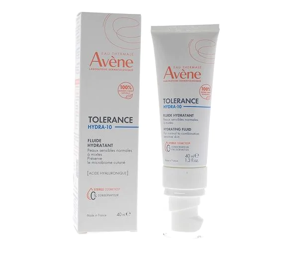 Tolérance Hydra-10 Fluide hydratant Avène - tube de 40ml