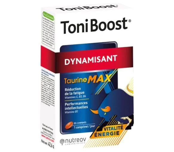 ToniBoost dynamisant Nutreov - boîte de 30 comprimés