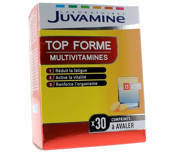 Top forme multivitamines Juvamine - 30 comprimés à avaler