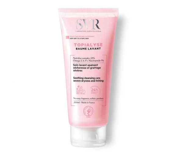Topialyse Baume lavant peaux très sèches SVR - tube de 200ml