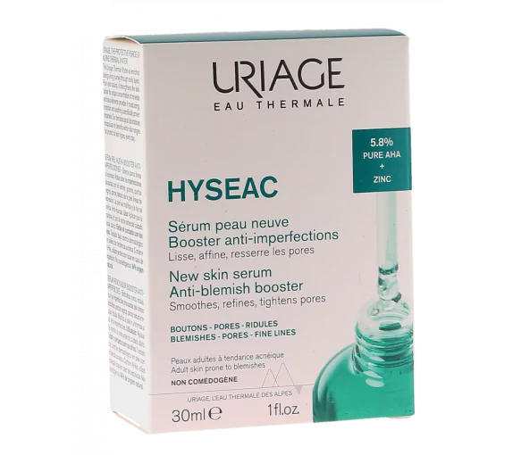 Hyséac Sérum peau neuve Booster anti-imperfections Uriage - flacon de 30ml