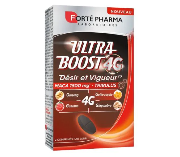Ultra Boost 4G Désir et vigueur Forté Pharma - Boîte de 30 comprimés