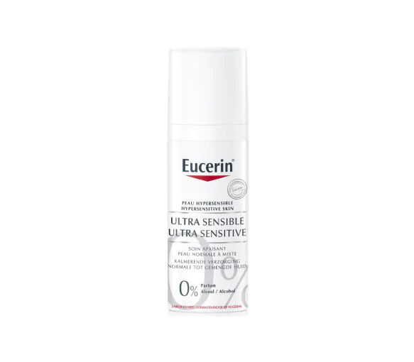 Ultra sensible soin apaisant peau normale à mixte Eucerin - flacon-pompe de 50 ml