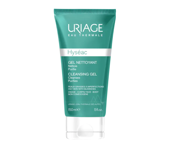 Hyseac gel nettoyant Uriage - tube de 150 ml