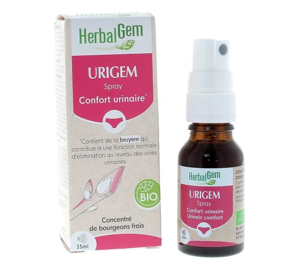 Urigem bio confort urinaire Herbalgem - spray de 15 ml