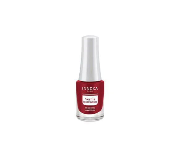 Vernis à ongles hypoallergénique Rouge carmin 706 Innoxa - flacon de 5ml