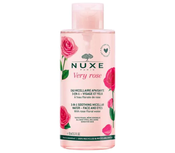 Very Rose Eau micellaire apaisante 3 en 1 édition limitée Nuxe - flacon de 750ml