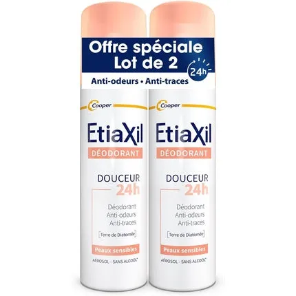 Déodorant Douceur 48H, 2x150ml