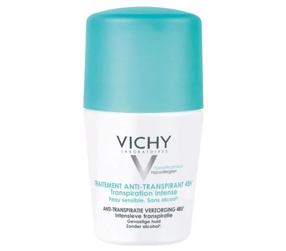 Traitement anti-transpirant 48h transpiration intense Vichy - roll-on bille de 50 ml