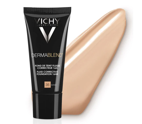 Dermablend fond de teint fluide correcteur 16h SPF 35 teinte 35 sand Vichy - tube de 30 ml