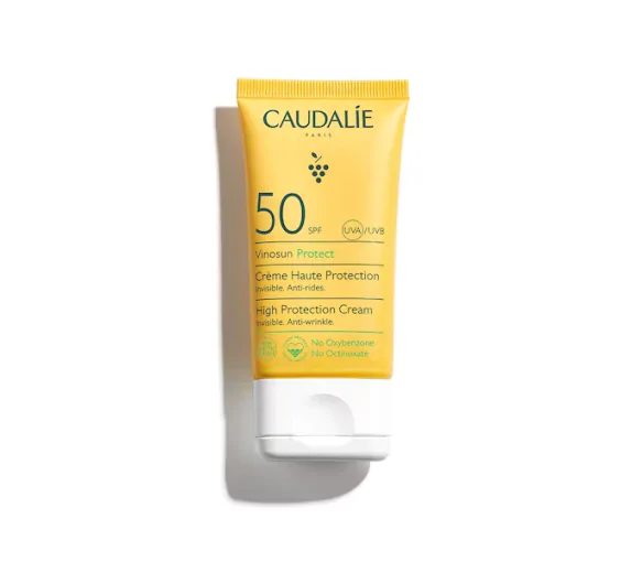 Vinosun Protect Crème solaire haute protection SPF50 Caudalie - tube de 50ml